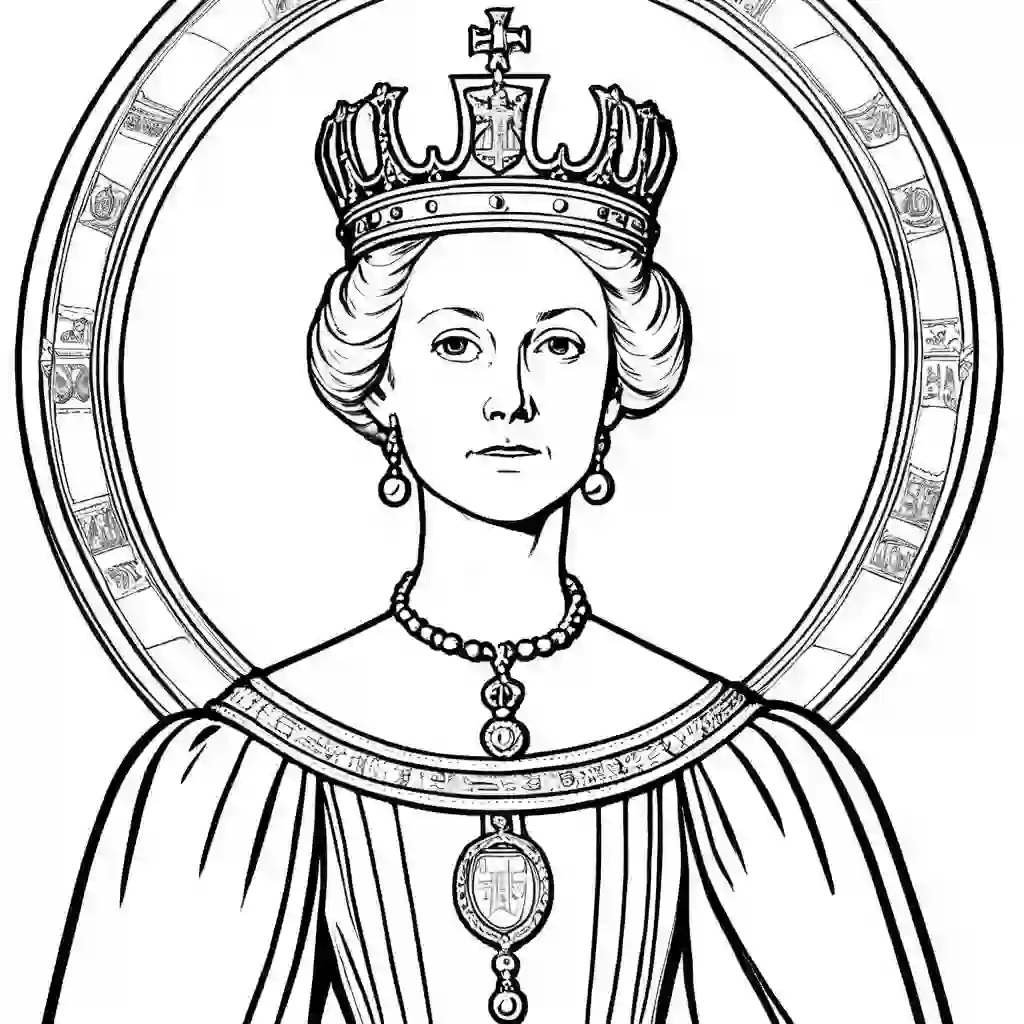 Queen Margaret I of Denmark coloring pages